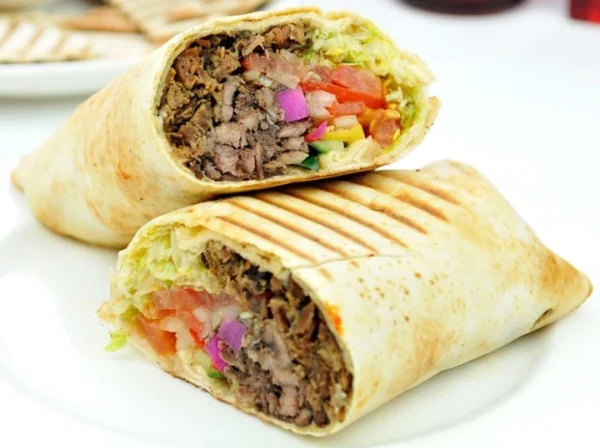 Shawarma with Single Sausage